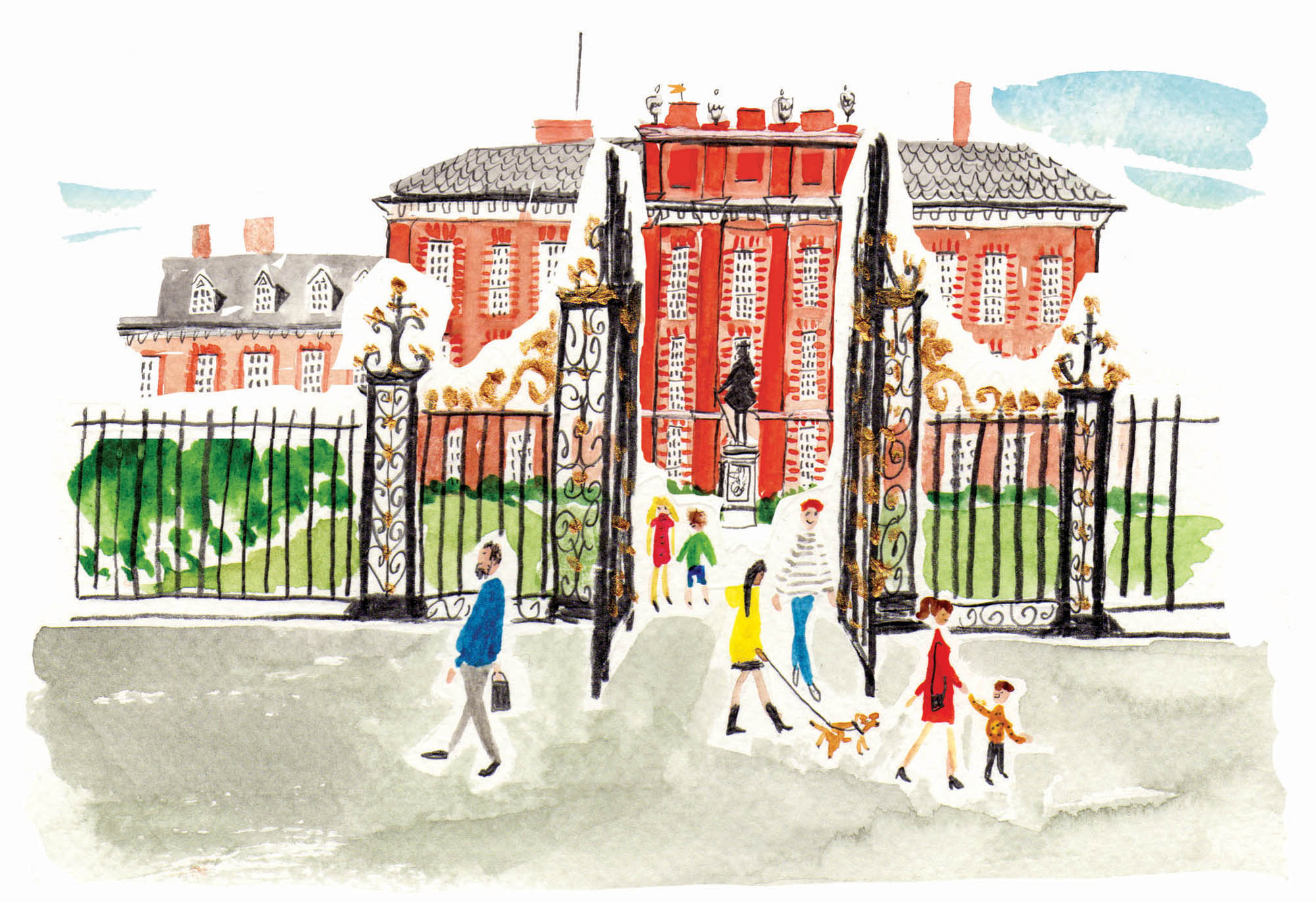 Nina Cosford Illustration - walker books royal palaces of london