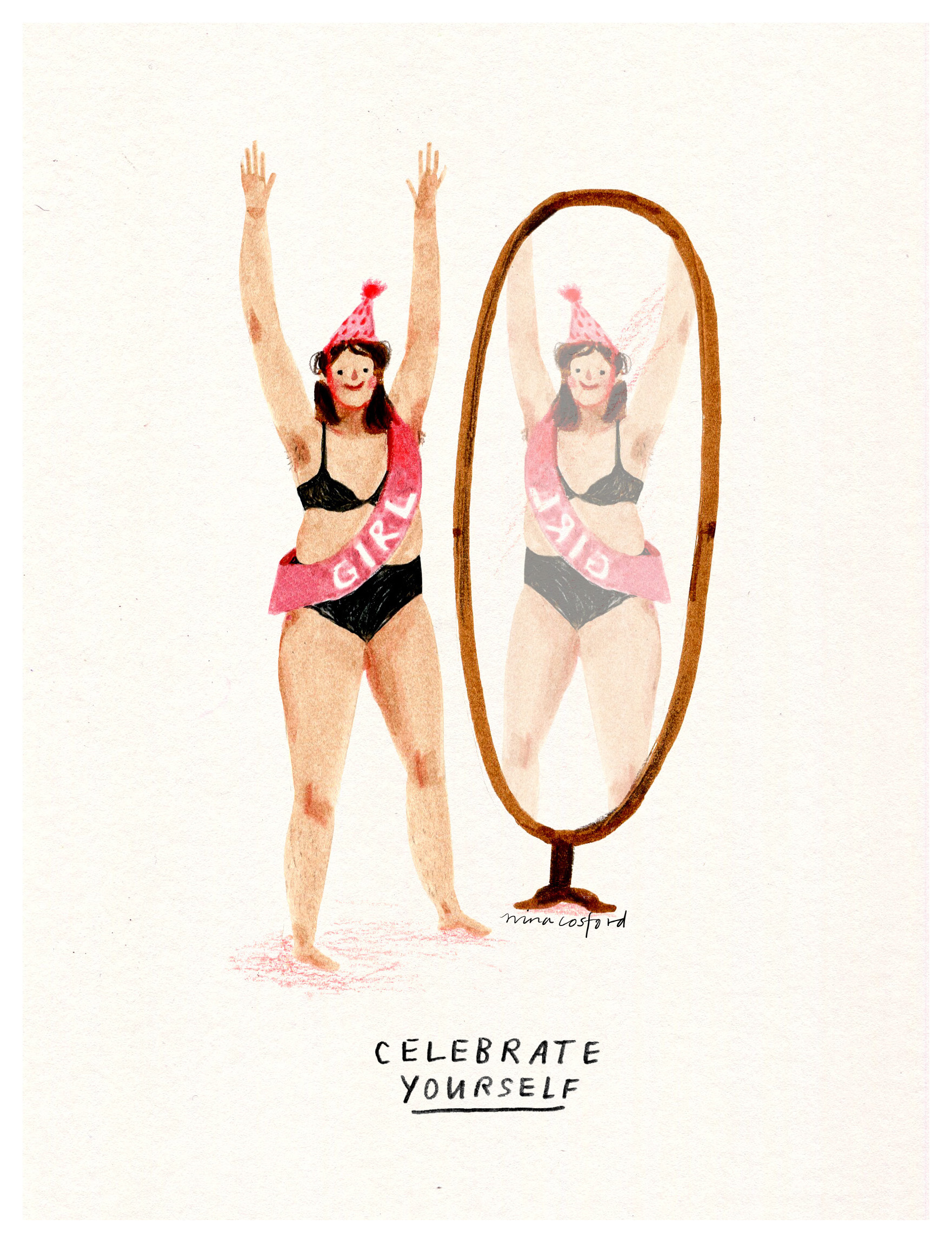 Nina Cosford Illustration - celebrate yourself