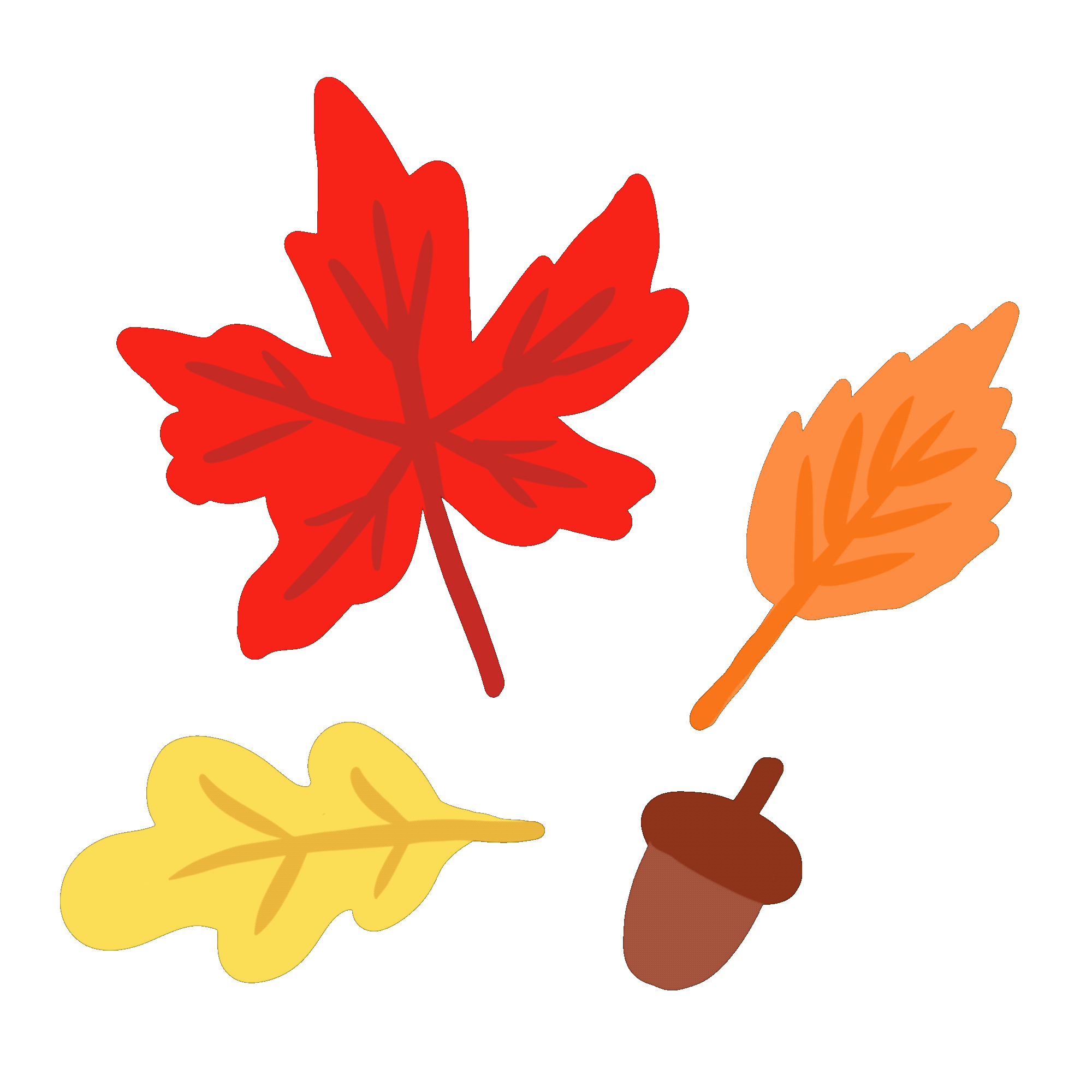 Nina Cosford Illustration - autumn leaves