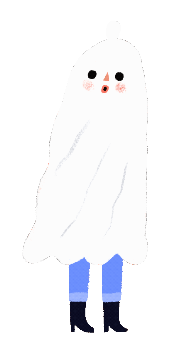 Nina Cosford Illustration - ghost girl